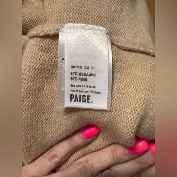 PAIGE Raundi Cold Shoulder Sweater Dress - Picture 8 of 8